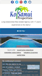 Mobile Screenshot of kosamuiproperties.com